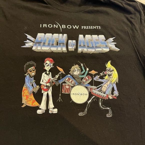 Iron Bow Rock of Ages Graphic T-Shirt Men Size M - Picture 5 of 13